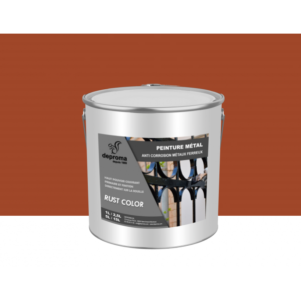 RUST COLOR : Peinture métal anticorrosion -...