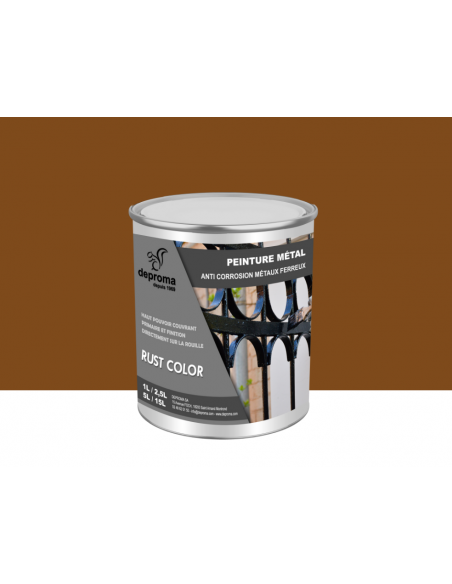 RUST COLOR : Peinture métal anticorrosion - Qualité professionnelle