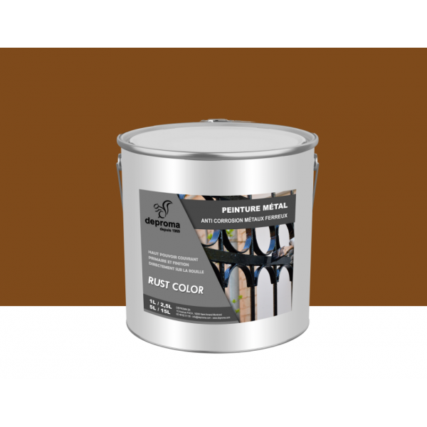 RUST COLOR : Peinture métal anticorrosion -...