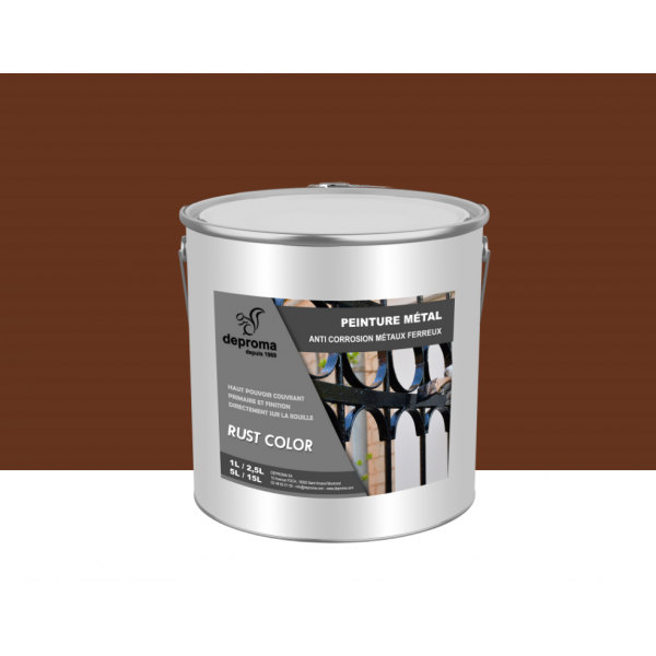 RUST COLOR : Peinture métal anticorrosion -...