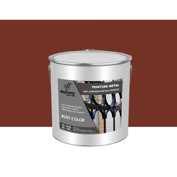 RUST COLOR : Peinture métal anticorrosion -...
