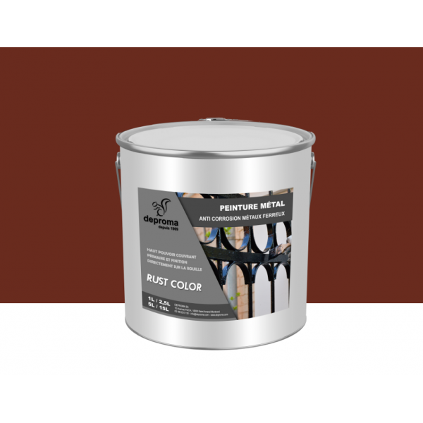 RUST COLOR : Peinture métal anticorrosion -...