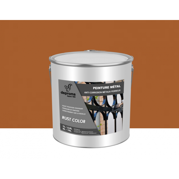 RUST COLOR : Peinture métal anticorrosion -...