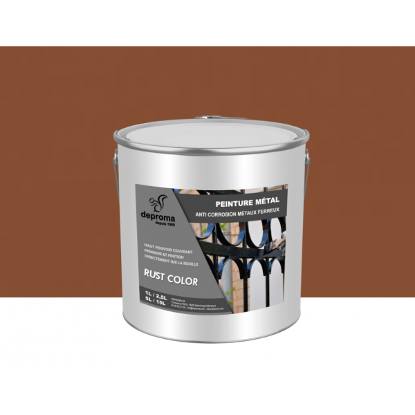 RUST COLOR : Peinture métal anticorrosion -...