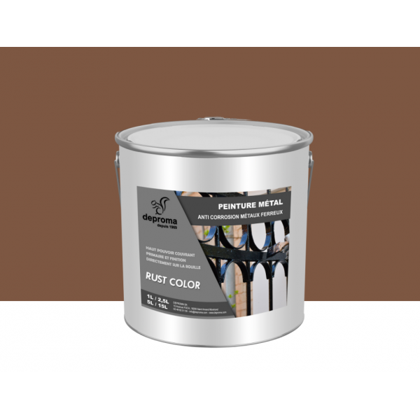 RUST COLOR : Peinture métal anticorrosion -...