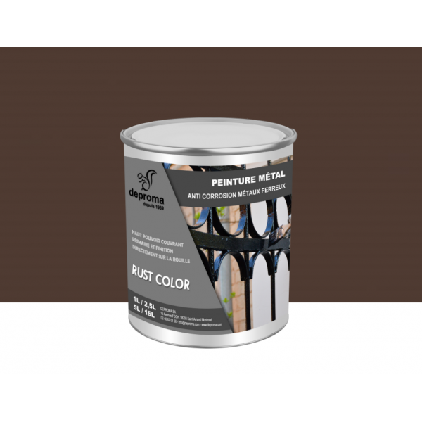 RUST COLOR : Peinture métal anticorrosion -...