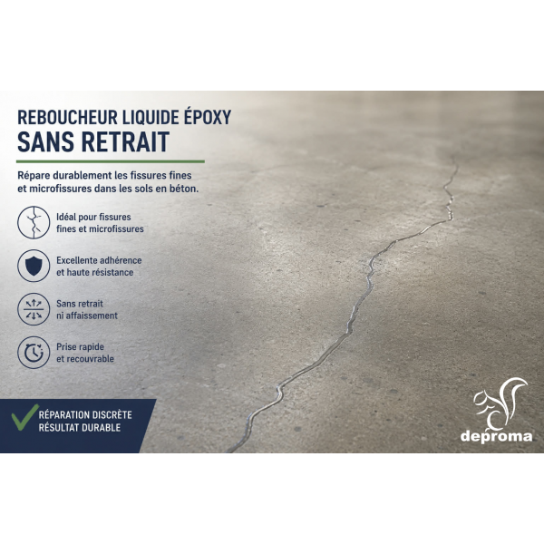 DEPRO SOLFIX F : reboucheur liquide époxy sans...