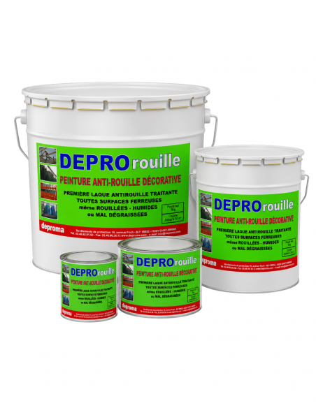 DEPRO® ROUILLE :  peinture antirouille application directe sur rouille