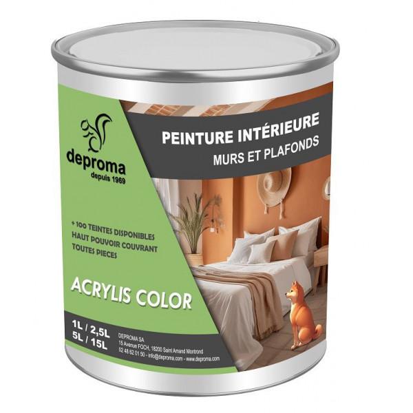 ACRYLIS COLOR : Peinture acrylique murs et...
