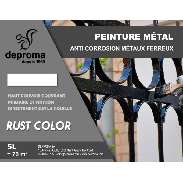 Peinture antirouile directe sur rouille