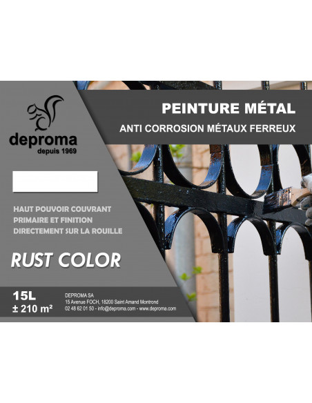 Peinture antirouile directe sur rouille